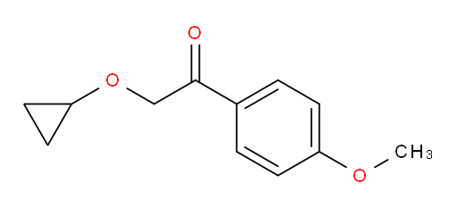 2-cyclopropoxy-1-(4-methoxyphenyl)ethanone