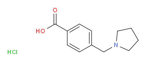 4-[(pyrrolidin-1-yl)methyl]benzoic acid hydrochloride