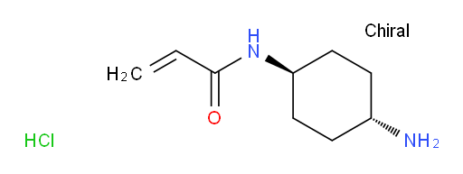 N-[(1r,4r)-4-aminocyclohexyl]prop-2-enamide hydrochloride