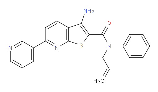 3-amino-N-phenyl-N-(prop-2-en-1-yl)-6-(pyridin-3-yl)thieno[2,3-b]pyridine-2-carboxamide