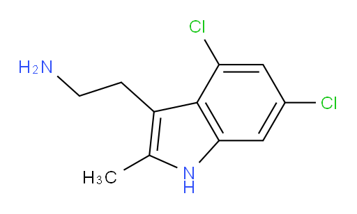 2-(4,6-dichloro-2-methyl-1H-indol-3-yl)ethan-1-amine