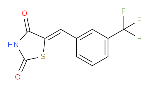 5-{[3-(trifluoromethyl)phenyl]methylidene}-1,3-thiazolidine-2,4-dione