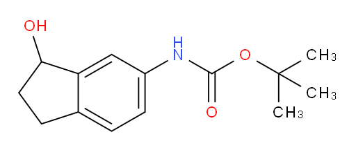 tert-butyl N-(3-hydroxy-2,3-dihydro-1H-inden-5-yl)carbamate