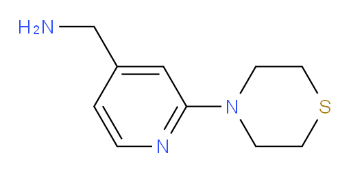 1-[2-(thiomorpholin-4-yl)pyridin-4-yl]methanamine