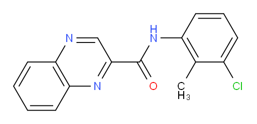 N-(3-chloro-2-methylphenyl)quinoxaline-2-carboxamide
