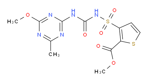 methyl 3-({[(4-methoxy-6-methyl-1,3,5-triazin-2-yl)carbamoyl]amino}sulfonyl)thiophene-2-carboxylate