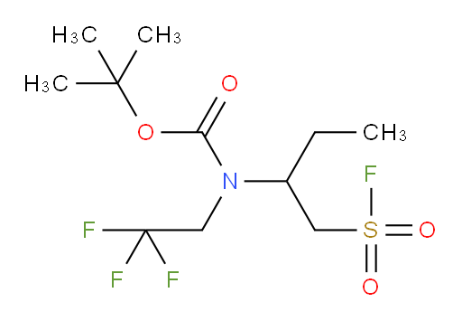 tert-butyl N-[1-(fluorosulfonyl)butan-2-yl]-N-(2,2,2-trifluoroethyl)carbamate
