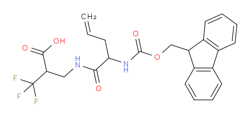 2-{[2-({[(9H-fluoren-9-yl)methoxy]carbonyl}amino)pent-4-enamido]methyl}-3,3,3-trifluoropropanoic acid