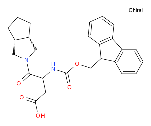4-[(3aR,6aS)-octahydrocyclopenta[c]pyrrol-2-yl]-3-({[(9H-fluoren-9-yl)methoxy]carbonyl}amino)-4-oxobutanoic acid