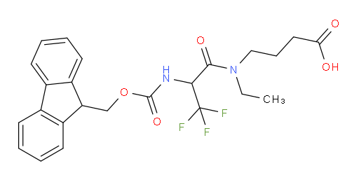 4-[N-ethyl-2-({[(9H-fluoren-9-yl)methoxy]carbonyl}amino)-3,3,3-trifluoropropanamido]butanoic acid
