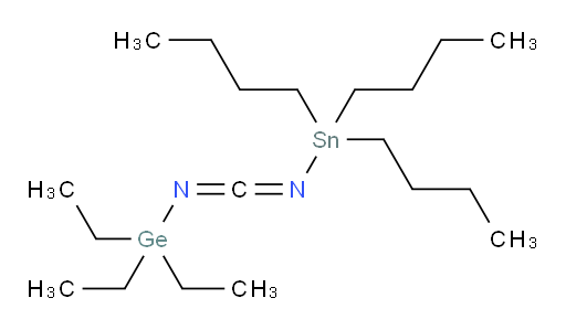 1,1,1-triethyl-N-(((tributylstannyl)imino)methylene)germanamine