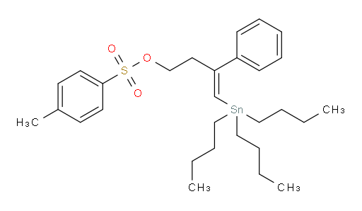 (Z)-3-phenyl-4-(tributylstannyl)but-3-en-1-yl 4-methylbenzenesulfonate