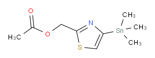 (4-(trimethylstannyl)thiazol-2-yl)methyl acetate