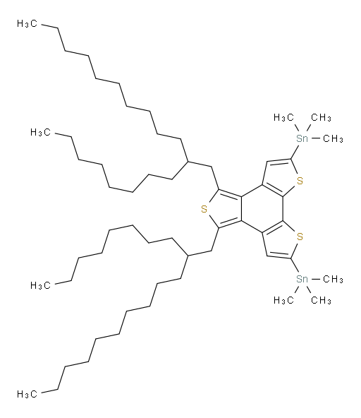 (4,6-bis(2-octyldodecyl)benzo[1,2-b:6,5-b':3,4-c'']trithiophene-2,8-diyl)bis(trimethylstannane)