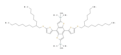 (4,8-bis(5-((2-hexyldecyl)thio)thiophen-2-yl)benzo[1,2-b:4,5-b']dithiophene-2,6-diyl)bis(trimethylstannane)