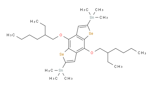 (4,8-bis((2-ethylhexyl)oxy)benzo[1,2-b:4,5-b']bis(selenophene)-2,6-diyl)bis(trimethylstannane)