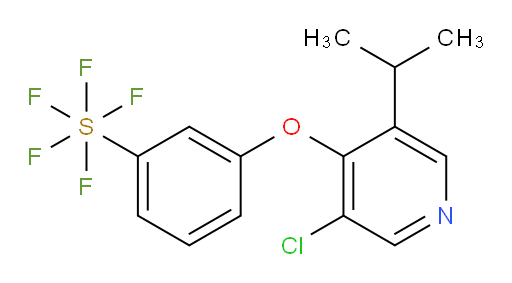 3-((3-chloro-5-isopropylpyridin-4-yl)oxy)(pentafluoromercapto)benzene