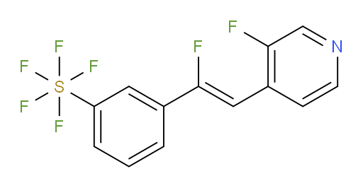 (Z)-3-(1-fluoro-2-(3-fluoropyridin-4-yl)vinyl)(pentafluoromercapto)benzene