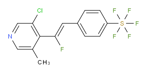 (Z)-4-(2-(3-chloro-5-methylpyridin-4-yl)-2-fluorovinyl)(pentafluoromercapto)benzene