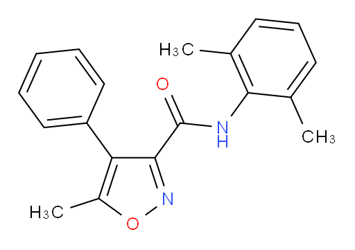 N-(2,6-dimethylphenyl)-5-methyl-4-phenylisoxazole-3-carboxamide