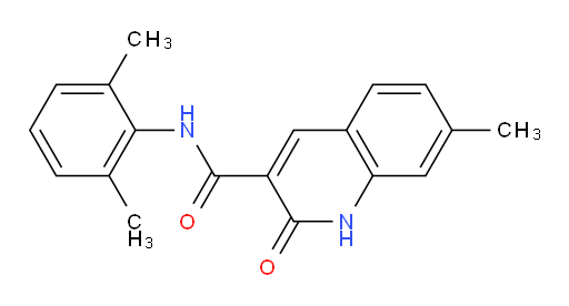 N-(2,6-dimethylphenyl)-7-methyl-2-oxo-1,2-dihydroquinoline-3-carboxamide