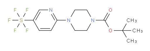 tert-butyl 4-(5-(pentafluoromercapto)pyridin-2-yl)piperazine-1-carboxylate