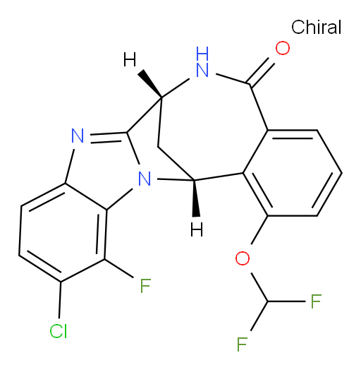 (7R,14R)-11-chloro-1-(difluoromethoxy)-12-fluoro-6,7-dihydro-7,14-Methanobenzimidazo[1,2-b][2,5]benzodiazocin-5(14H)--one