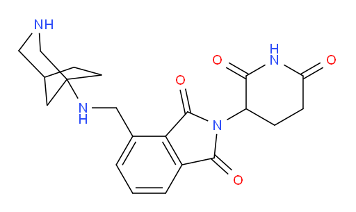 4-((3-azabicyclo[3.2.1]octan-1-ylamino)methyl)-2-(2,6-dioxopiperidin-3-yl)isoindoline-1,3-dione