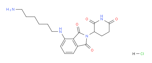 Pomalidomide 4'-alkylC6-amine