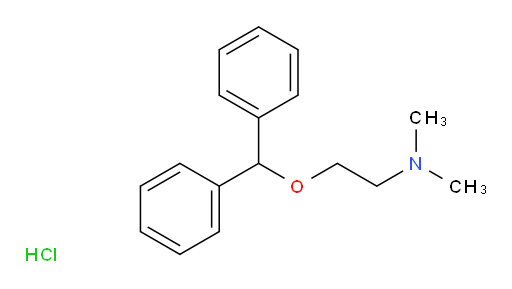 2-(benzhydryloxy)-N,N-dimethylethanamine hydrochloride