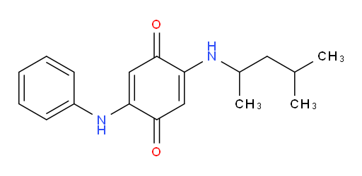 2-((4-methylpentan-2-yl)amino)-5-(phenylamino)cyclohexa-2,5-diene-1,4-dione