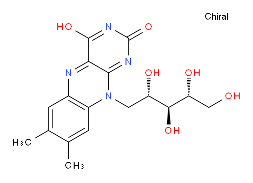 7,8-dimethyl-10-((2S,3S,4R)-2,3,4,5-tetrahydroxypentyl)benzo[g]pteridine-2,4(3H,10H)-dione