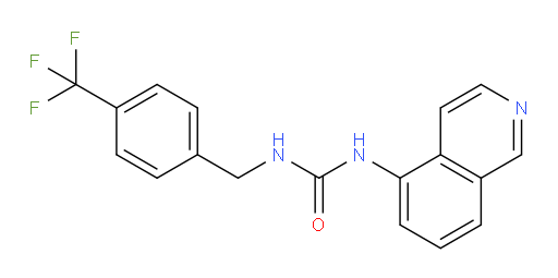 N-5-Isoquinolinyl-N′-[[4-(trifluoromethyl)phenyl]methyl]urea
