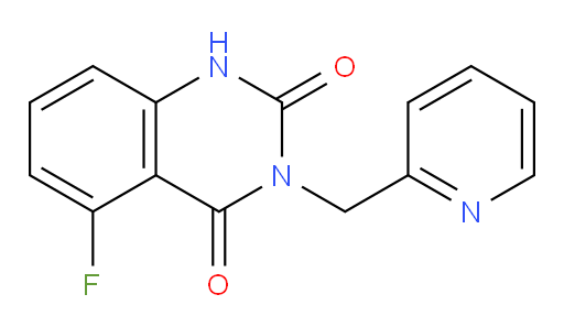 5-fluoro-3-(pyridin-2-ylmethyl)quinazoline-2,4(1H,3H)-dione