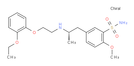 (S)-5-(2-((2-(2-ethoxyphenoxy)ethyl)amino)propyl)-2-methoxybenzenesulfonamide