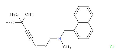 1-Naphthalenemethanamine, N-[(2Z)-6,6-dimethyl-2-hepten-4-yn-1-yl]-N-methyl-, hydrochloride (1:1)
