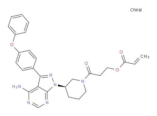 (R)-3-(3-(4-Amino-3-(4-phenoxyphenyl)-1H-pyrazolo[3,4-d]pyrimidin-1-yl)piperidin-1-yl)-3-oxopropyl A