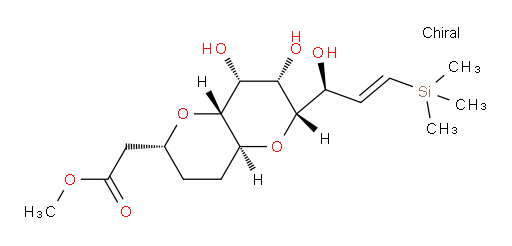 methyl 2-((2R,4aS,6S,7S,8R,8aR)-7,8-dihydroxy-6-((S,E)-1-hydroxy-3-(trimethylsilyl)allyl)octahydropyrano[3,2-b]pyran-2-yl)acetate