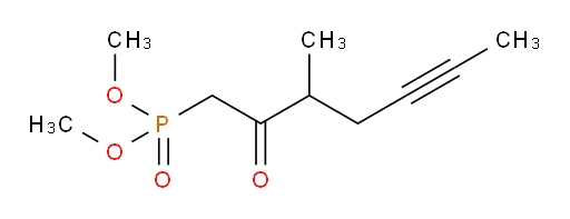 dimethyl (3-methyl-2-oxohept-5-yn-1-yl)phosphonate