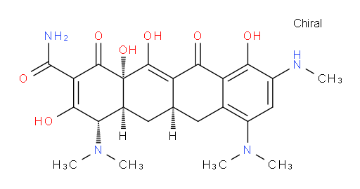 (4S,4aS,5aR,12aS)-4,7-bis(dimethylamino)-3,10,12,12a-tetrahydroxy-9-(methylamino)-1,11-dioxo-1,4,4a,5,5a,6,11,12a-octahydrotetracene-2-carboxamide