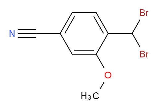 4-(dibromomethyl)-3-methoxybenzonitrile