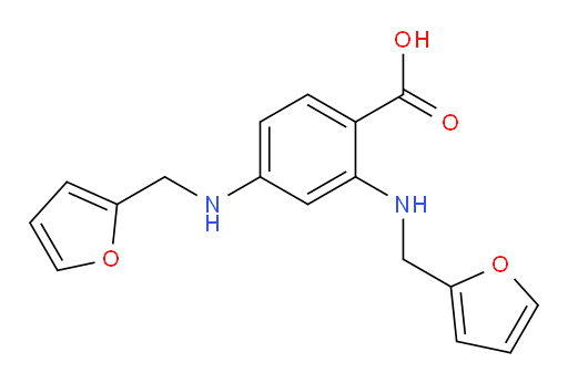 2,4-bis((furan-2-ylmethyl)amino)benzoic acid