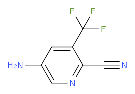 5-amino-3-((trifluoromethyl))-pyridin-2-carbonitrile
