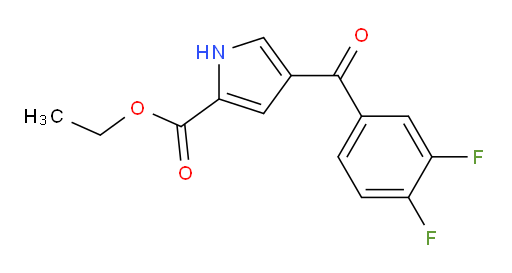 ethyl 4-(3,4-difluorobenzoyl)-1H-pyrrole-2-carboxylate