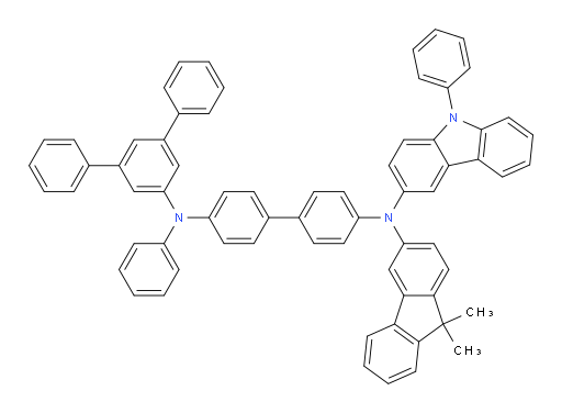 N4-([1,1':3',1''-terphenyl]-5'-yl)-N4'-(9,9-dimethyl-9H-fluoren-3-yl)-N4-phenyl-N4'-(9-phenyl-9H-carbazol-3-yl)-[1,1'-biphenyl]-4,4'-diamine