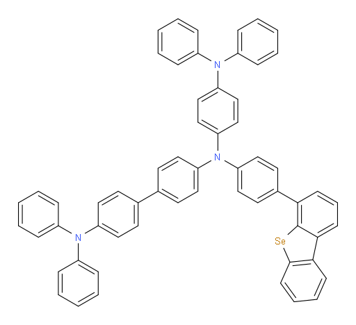 N4-(4-(dibenzo[b,d]selenophen-4-yl)phenyl)-N4-(4-(diphenylamino)phenyl)-N4',N4'-diphenyl-[1,1'-biphenyl]-4,4'-diamine