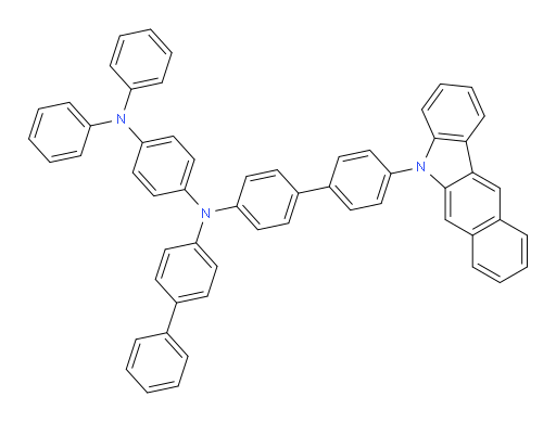 N1-(4'-(5H-benzo[b]carbazol-5-yl)-[1,1'-biphenyl]-4-yl)-N1-([1,1'-biphenyl]-4-yl)-N4,N4-diphenylbenzene-1,4-diamine