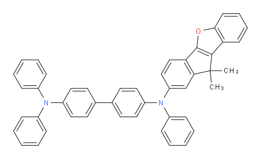 N4-(10,10-dimethyl-10H-indeno[1,2-b]benzofuran-2-yl)-N4,N4',N4'-triphenyl-[1,1'-biphenyl]-4,4'-diamine