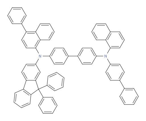 N4-([1,1'-biphenyl]-4-yl)-N4'-(9,9-diphenyl-9H-fluoren-2-yl)-N4-(naphthalen-1-yl)-N4'-(4-phenylnaphthalen-1-yl)-[1,1'-biphenyl]-4,4'-diamine