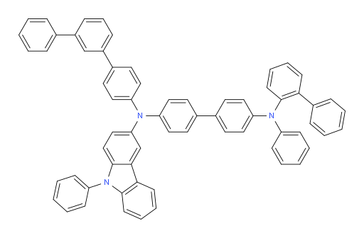 N4-([1,1'-biphenyl]-2-yl)-N4'-([1,1':3',1''-terphenyl]-4-yl)-N4-phenyl-N4'-(9-phenyl-9H-carbazol-3-yl)-[1,1'-biphenyl]-4,4'-diamine